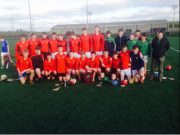 The victorious Clonaslee team after their win