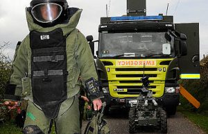 The army bomb disposal unit. Photo: Irish Defence Forces
