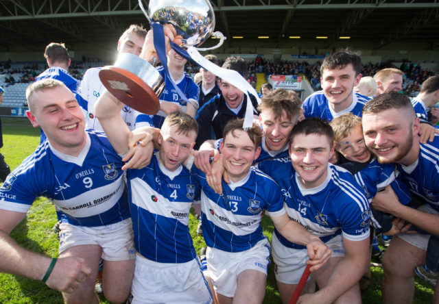 Castletown celebrate after winning the SHC 'A' final at O'Moore Park. Picture: Alf Harvey/HRPhoto.ie