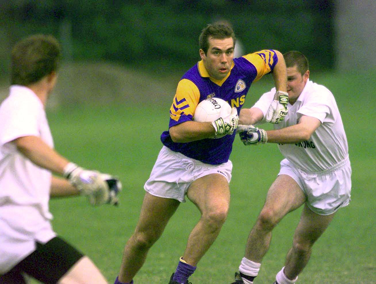 A youthful Colin Miller on the rampage for Annanough against Courtwood in 2000