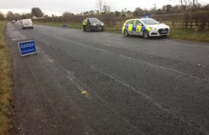 A garda was kicked in the eye at an incident at a checkpoint