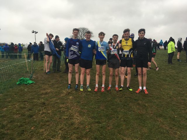 Cathal Connaughton, Eddie Allen, Liam Butler, Colin Grenna, Cian McDonald and Adam Holden celebrate with their medals