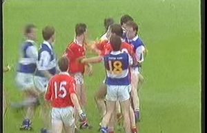 The moment it all kicked off