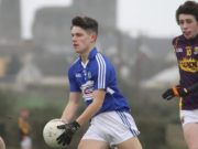 Colin Slevin of Portarlington ended the game with 2-4 against Ballyroan-Abbey