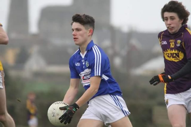 Colin Slevin of Portarlington ended the game with 2-4 against Ballyroan-Abbey