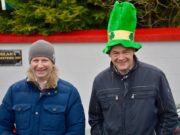 Martin McCaul and John Deegan at the Vicarstown St Patrick's Day parade
