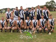 B/R: 3rd from the left Damien Bowe (Rathdowney Errill), Last on the right is Tucker Kerwin (Shanahoe) F/R: first on left Colin Delaney (Camross), 3rd in from left Paul Kerwin (Shanahoe), fourth, fifth and sixth in from left are Willie Delaney, Eddie Brennan and Mick Brennan (all Rathdowney Errill)
