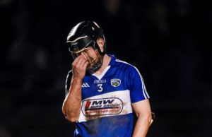 Very tough day for Cahir Healy and the rest of the injury hit Laois side in Galway