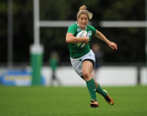 There was disappointment for Alison Miller and the Ireland ladies rugby team this evening