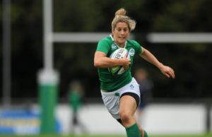 There was disappointment for Alison Miller and the Ireland ladies rugby team this evening