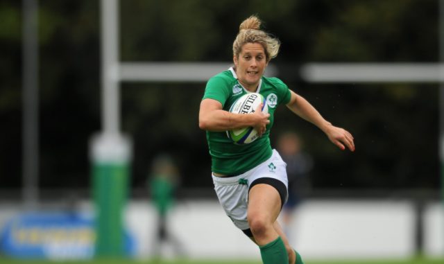 There was disappointment for Alison Miller and the Ireland ladies rugby team this evening