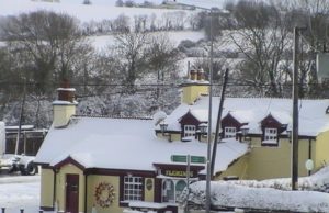 Flemings Bar in Newtown was burgled this morning