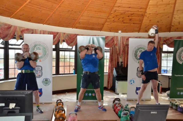 The National Kettlebell Finals take place in Cullohill on Saturday