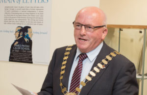 An Cathaoirleach Tom Mulhall MCC speaking at the launch of the James Fintan Lalor Autumn School 2016