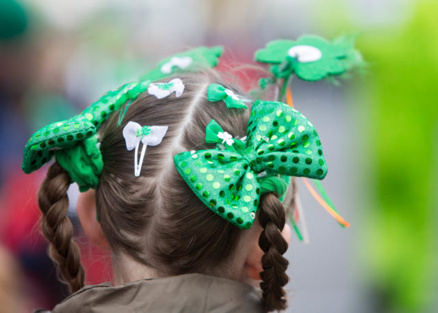 Having something green to put on your head is always very important on St Patrick's Day