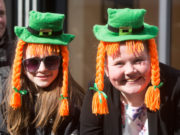 Dressed up at the Portlaoise St. Patrick's Day parade in 2016. We're expecting more colourful scenes around the county tomorrow Picture: Alf Harvey/HRPhoto.ie