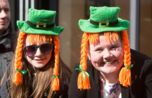 Dressed up at the Portlaoise St. Patrick's Day parade in 2016. We're expecting more colourful scenes around the county tomorrow Picture: Alf Harvey/HRPhoto.ie