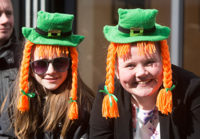 Dressed up at the Portlaoise St. Patrick's Day parade in 2016. We're expecting more colourful scenes around the county tomorrow Picture: Alf Harvey/HRPhoto.ie