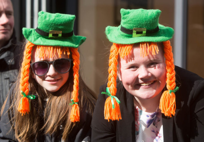 Dressed up at the Portlaoise St. Patrick's Day parade in 2016. We're expecting more colourful scenes around the county tomorrow Picture: Alf Harvey/HRPhoto.ie