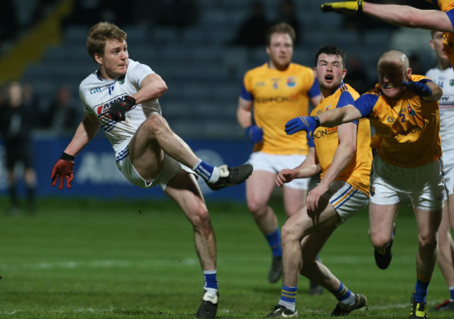 David Conway scored a great goal as Laois took on Longford in O'Moore Park