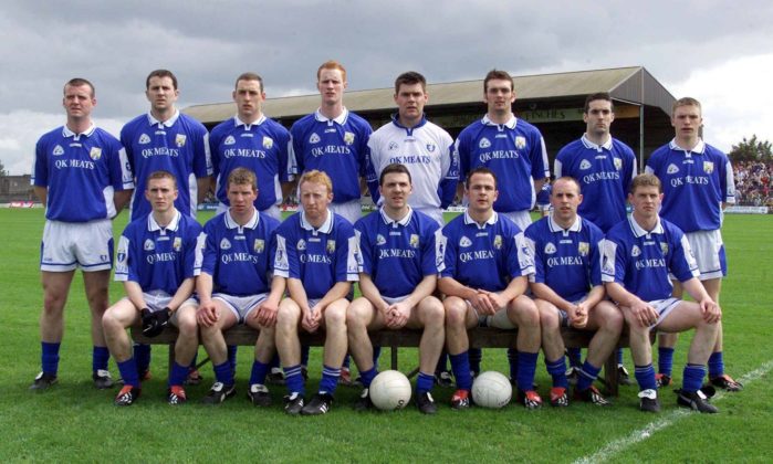 The Laois team before the game in 2003 - try your luck in our quiz!