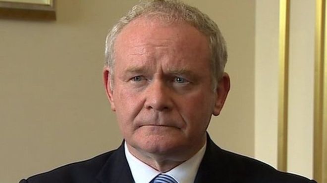 Martin McGuinness has passed away this morning after a short illness