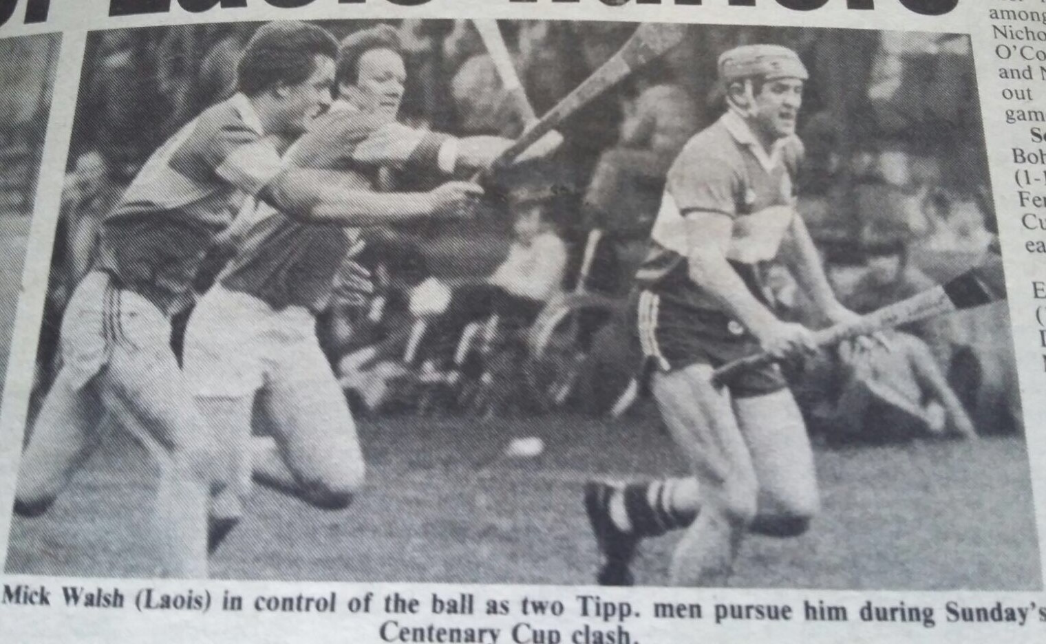 Michael Walsh gets the better of Nicky English and co