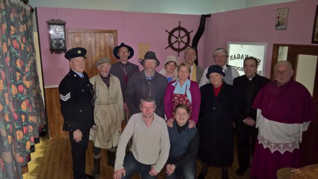 The Amphitheatre Company group from Clare who will perform 'The Field' in Mountmellick this weekend