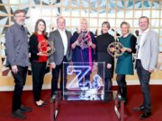Michael Caney, PTC; Aisling Boland, BMS; David Ryan, Jet.com; Mary Mitchell O'Connor TD, Minister for Jobs, Enterprise and Innovation; Jackie Slattery, Director of Career Zoo; Laura Zapala, Qualtrics and Mark Fitzgibbon, Amgen
