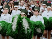 Some cool looking dudes (and dudettes) in the Portlaoise St Patrick's Day parade in 2000