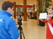International Rose of Tralee Maggie McEldowney is interviewed for LaoisToday.ie ©Kevin Byrne Photography