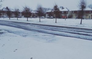 It was certainly a snow filled morning all over the county