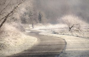 It is snowing in parts of Laois this morning