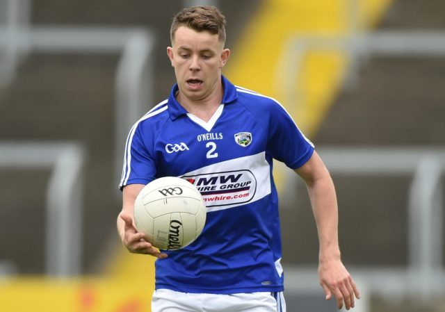 Laois captain Stephen Attride was forced off injured in today's Allianz Football League Division 3 clash against Antrim