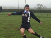 Mark McDonald in action for Raheen FC
