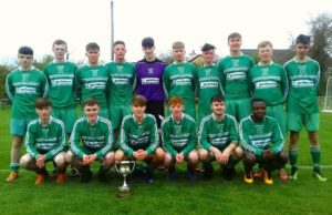 Portlaoise AFC U-19s who were crowned CCFL Premier Division champions on Monday