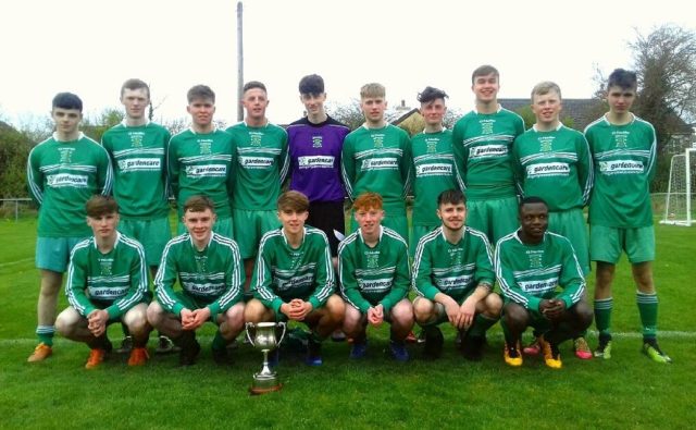 Portlaoise AFC U-19s who were crowned CCFL Premier Division champions on Monday