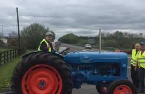 One of the vehicles at the Portlaoise Macra na Feirme tractor run yesterday