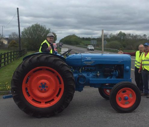 One of the vehicles at the Portlaoise Macra na Feirme tractor run yesterday