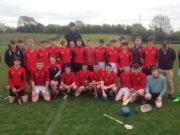 The Clonaslee Vocational School team who won the Leinster final today