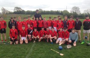 The Clonaslee Vocational School team who won the Leinster final today