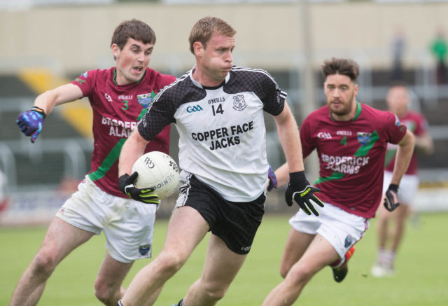 Donie Kingston was in fine form for Arles-Killeen against Portarlington tonight