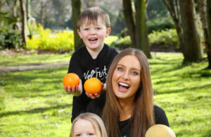 Pictured at the launch of WellFest 2017 line-up was Roz Purcell with Oisín and Donnacha Cleary aged 3 and 4 from Co. Clare