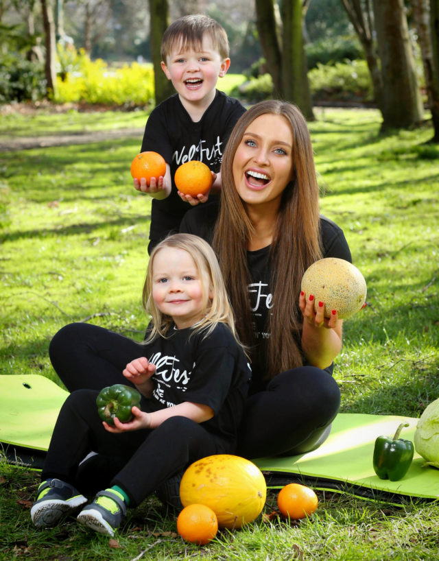 Pictured at the launch of WellFest 2017 line-up was Roz Purcell with Oisín and Donnacha Cleary aged 3 and 4 from Co. Clare
