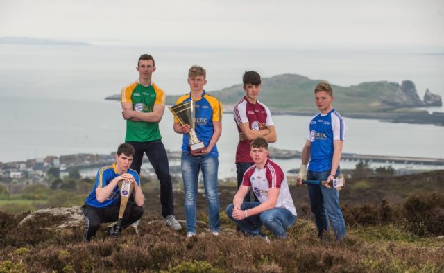 Laois man Liam Delaney, far right, pictured at the Celtic Challenge launch recently