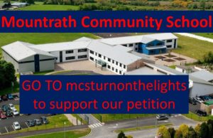 Mountrath Community School is looking for public lights to be put up
