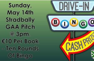 Drive-in bingo will be held in Stradbally GAA on Sunday