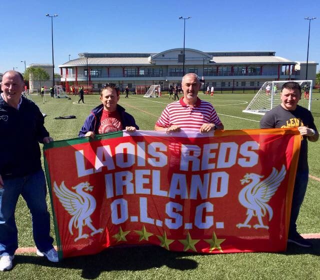 Members of the Laois Liverpool Supporters Club