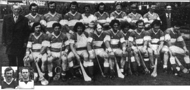 Many of the 1977 team which won the All-Ireland B championship were present in 1976 for the defeat against Kerry