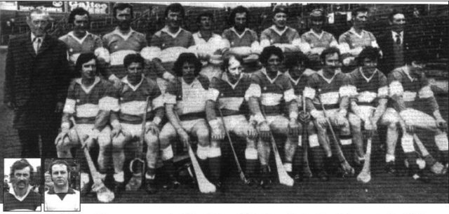 Many of the 1977 team which won the All-Ireland B championship were present in 1976 for the defeat against Kerry